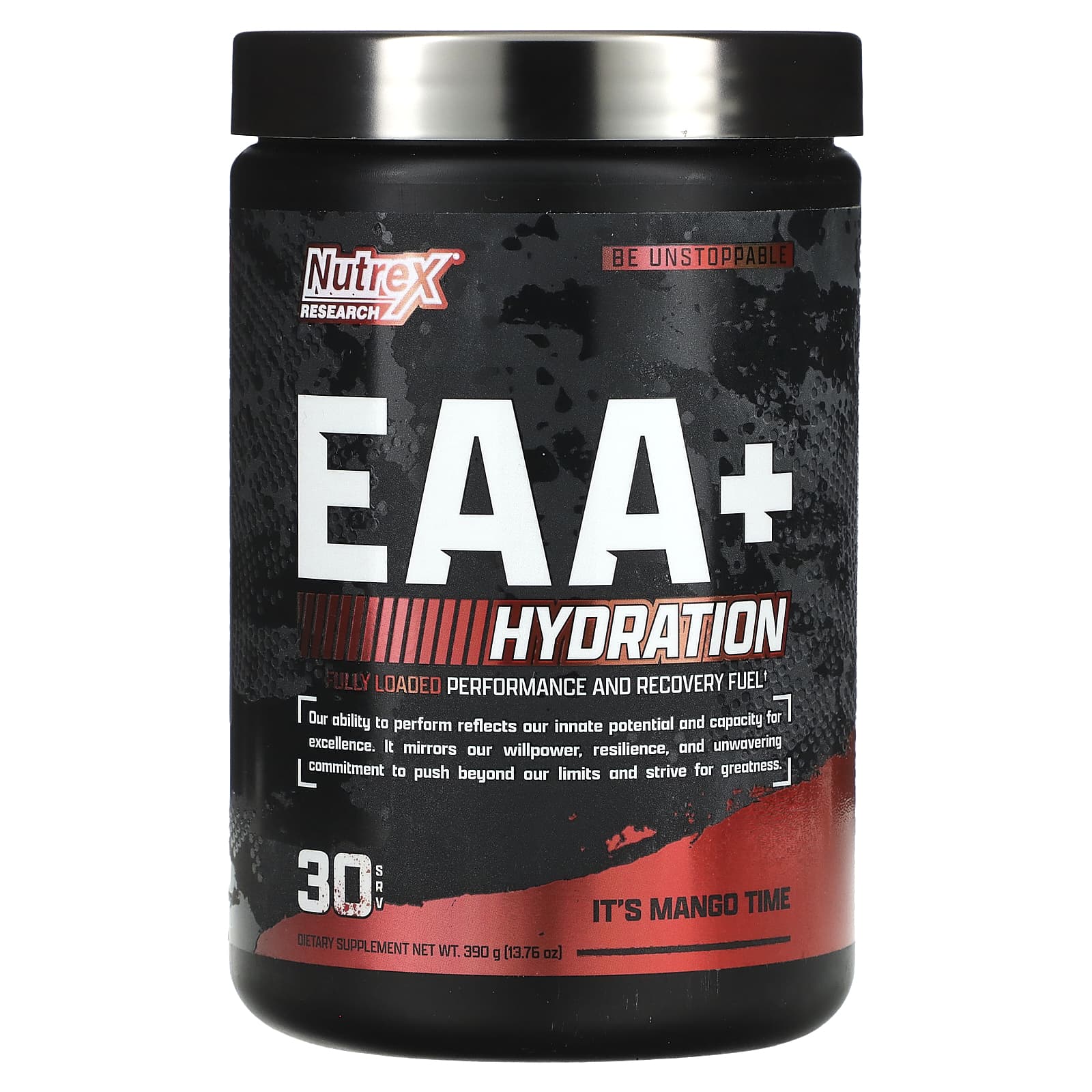 Nutrex Research-EAA+ Hydration-It's Mango Time-13.76 oz (390 g)