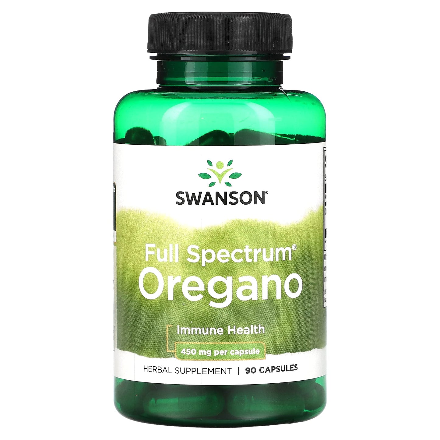 Swanson-Full Spectrum Oregano-450 mg-90 Capsules