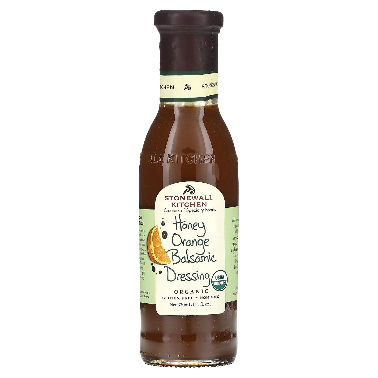 Stonewall Kitchen-Organic Honey Orange Balsamic Dressing-11 fl oz (330 ml)