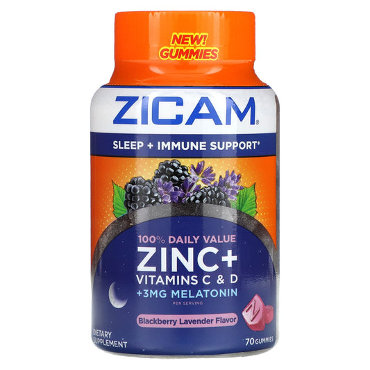 Zicam-Sleep + Immune Support-Blackberry Lavender-70 Gummies