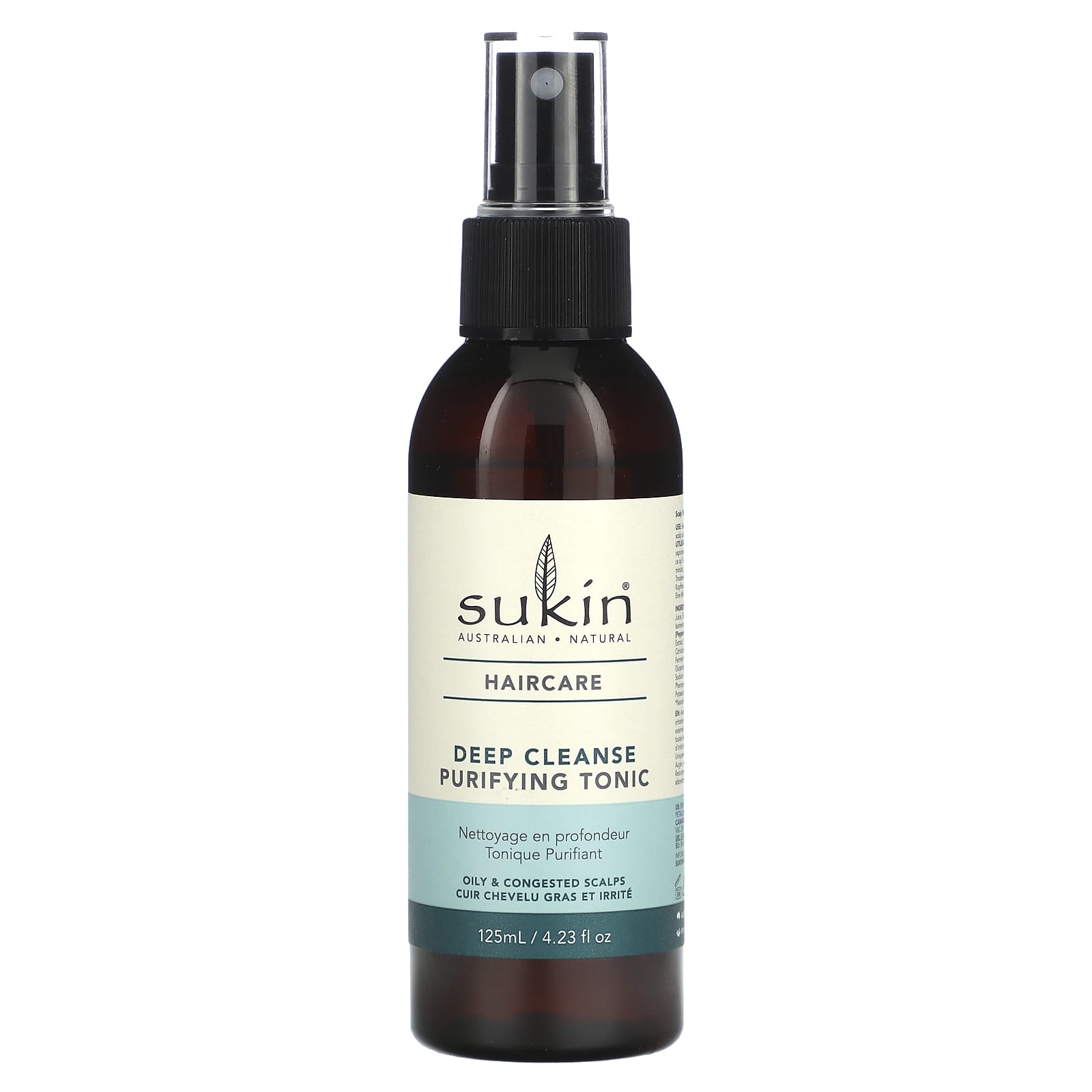 Sukin-Haircare-Deep Cleanse Purifying Tonic-4.23 fl oz (125 ml)