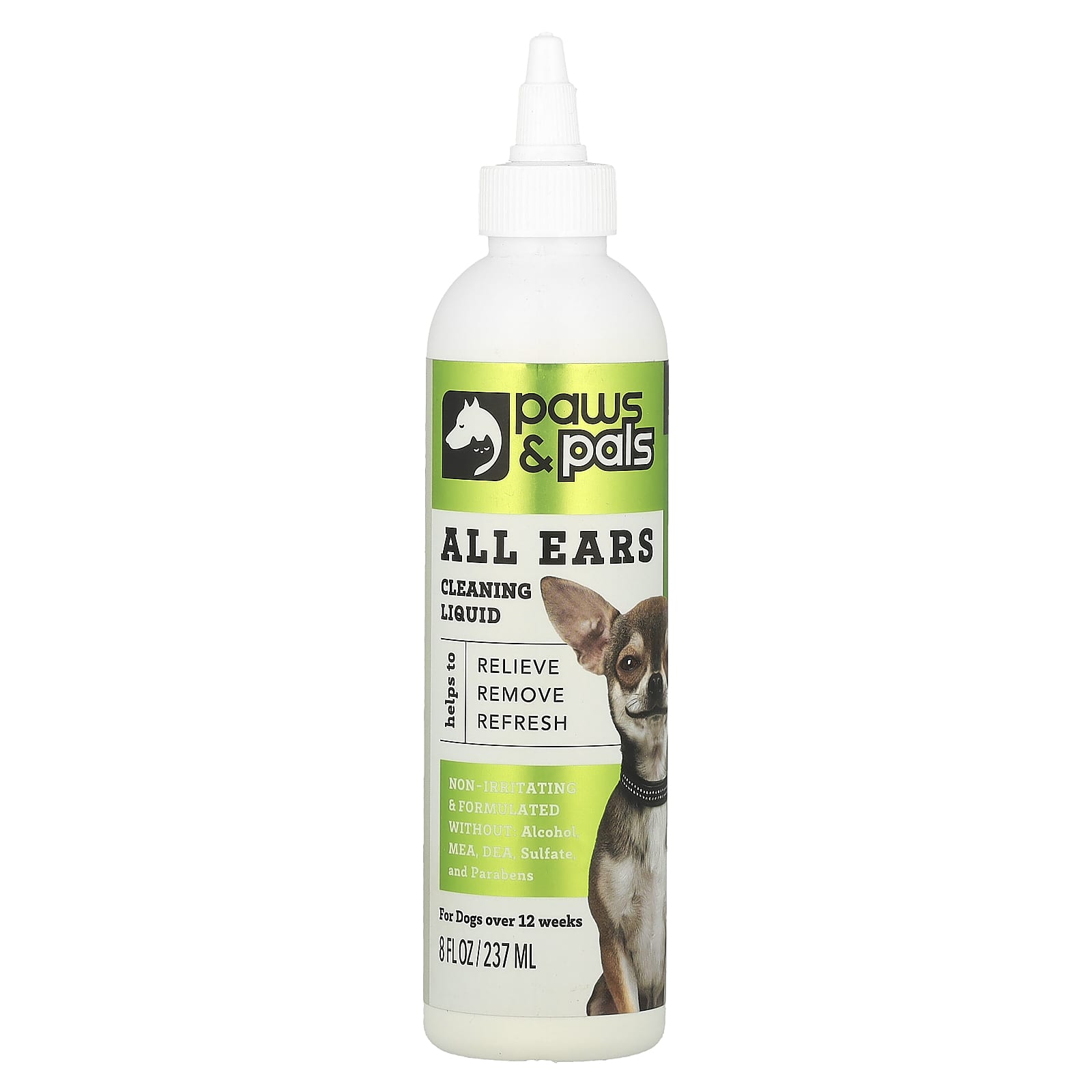 Paws & Pals-All Ears-Cleaning Liquid-8 fl oz-(237 ml)