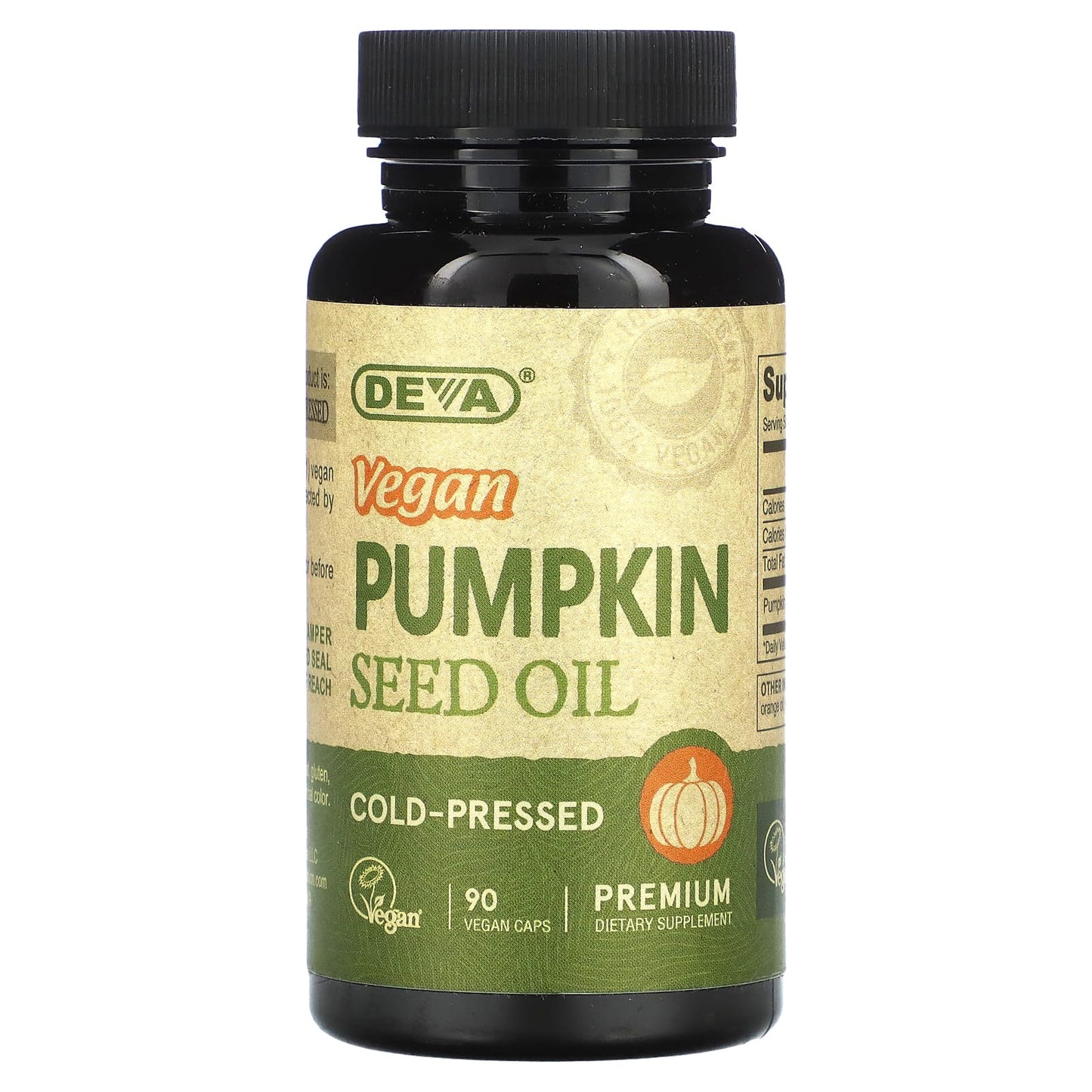 Deva-Vegan Pumpkin Seed Oil-90 Vegan Caps