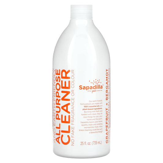Sapadilla-All Purpose Cleaner- Grapefruit + Bergamot-25 fl oz (739 ml)