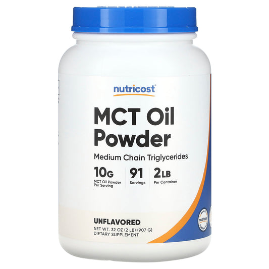 Nutricost-MCT Oil Powder-Unflavored-32 oz (907 g)