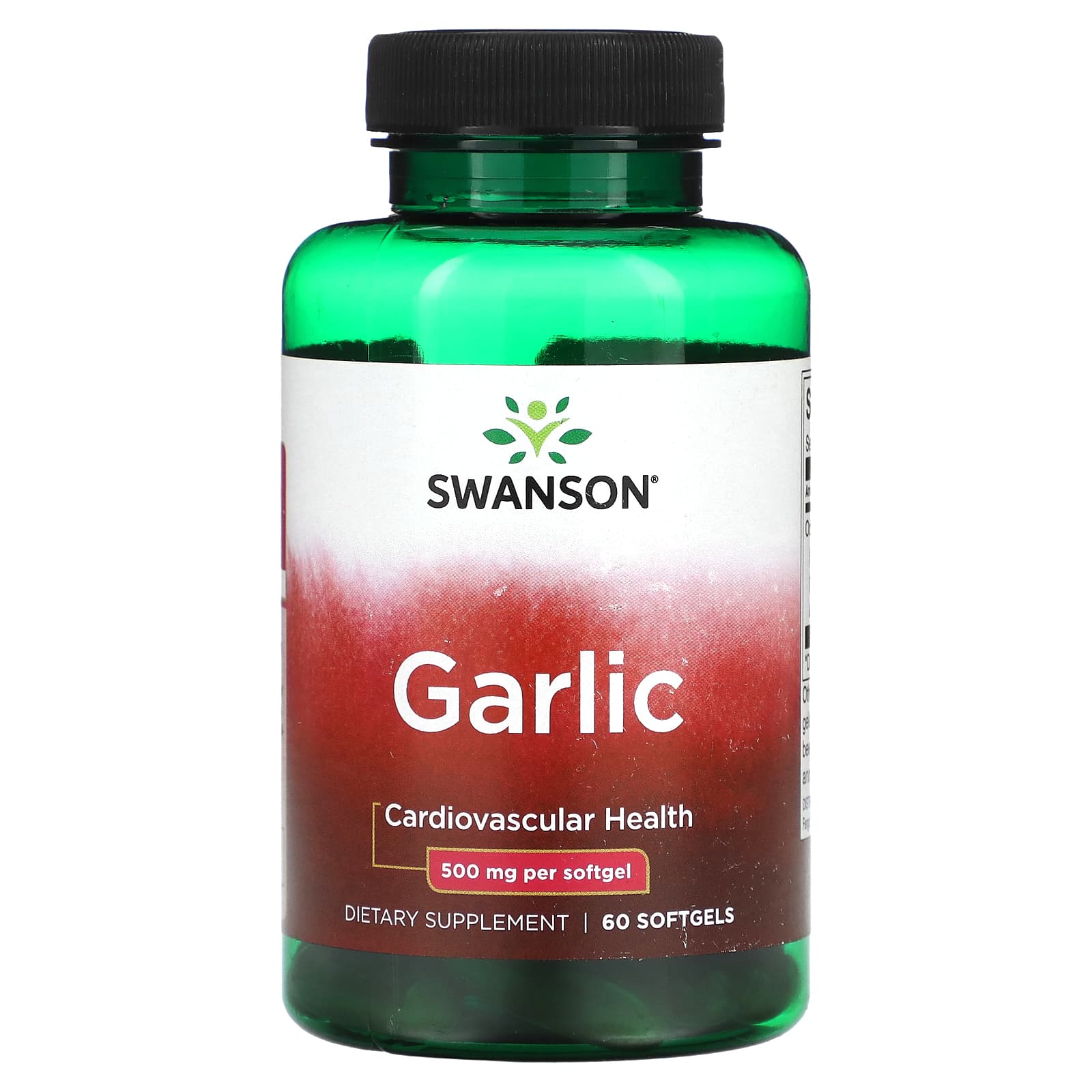 Swanson-Garlic-500 mg-60 Softgels