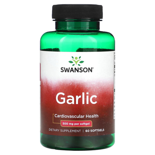 Swanson-Garlic-500 mg-60 Softgels