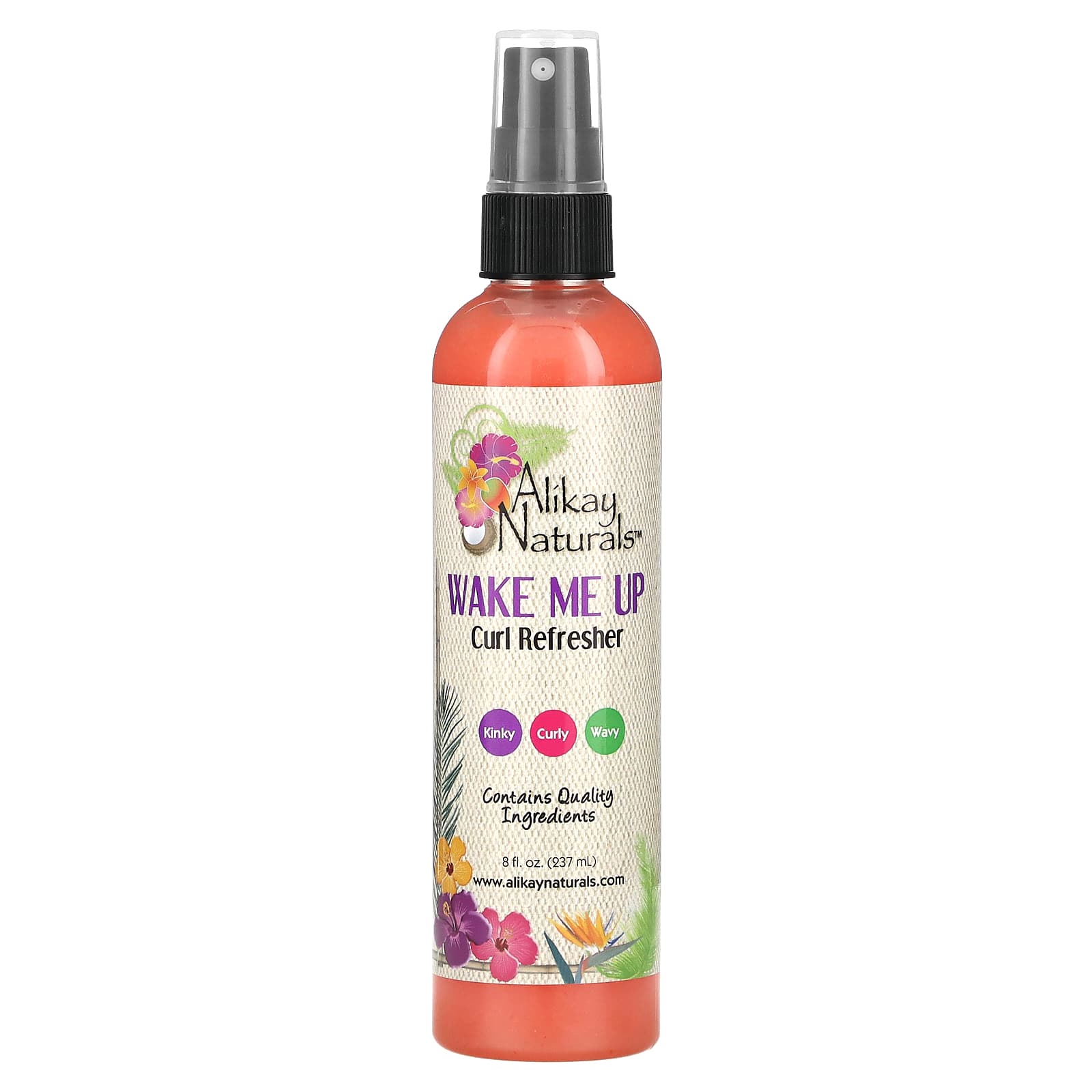 Alikay Naturals-Curl Refresher-Wake Me Up-8 fl oz (237 ml)