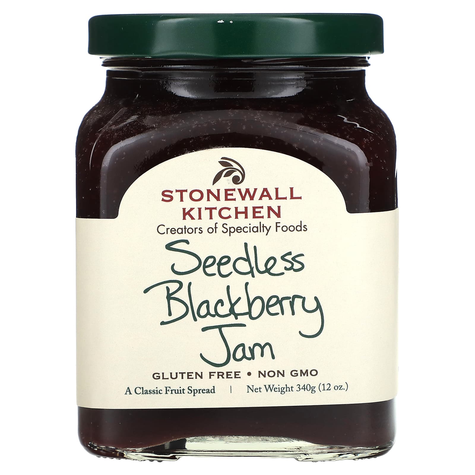 Stonewall Kitchen-Seedless Blackberry Jam-12 oz (340 g)