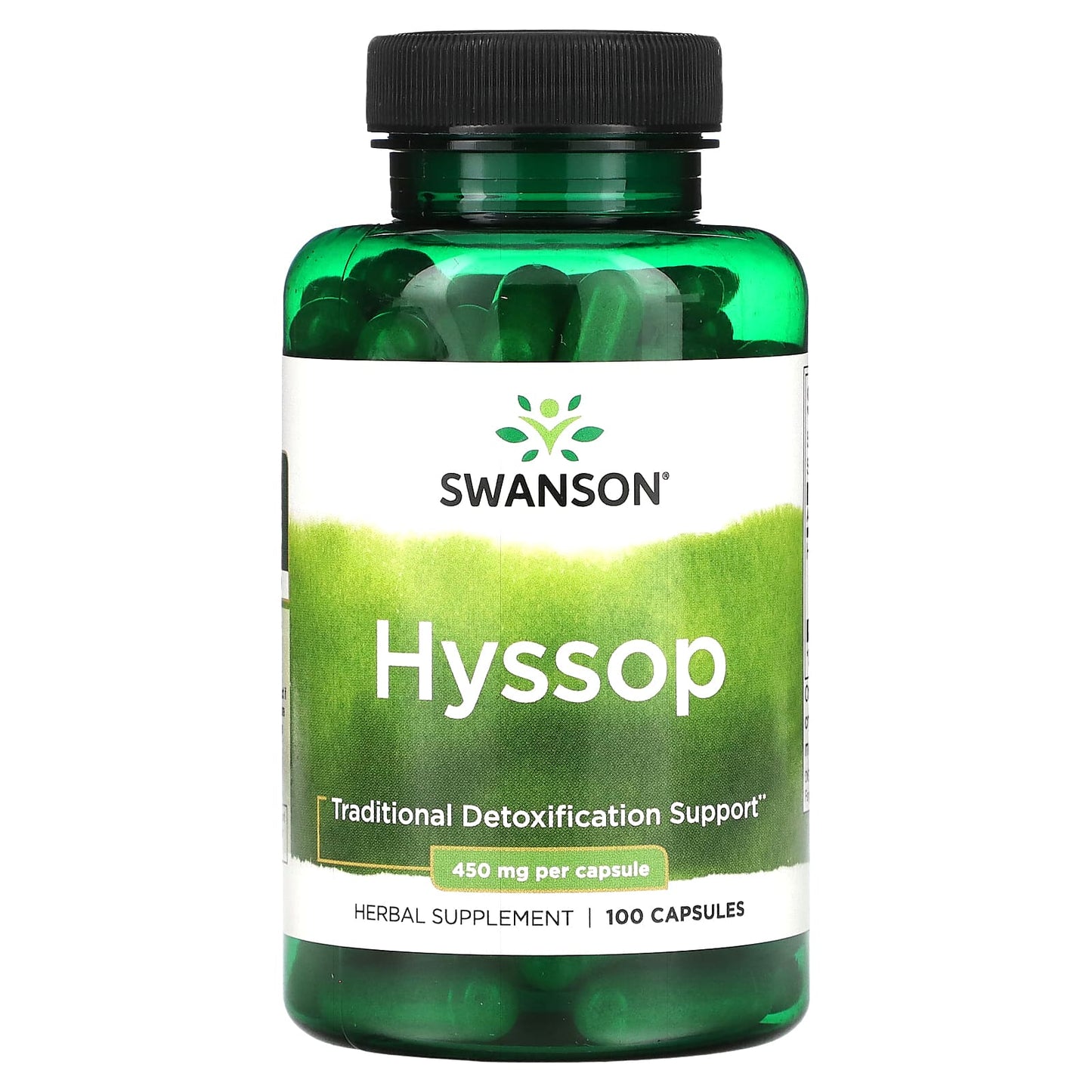 Swanson-Hyssop -450 mg-100 Capsules