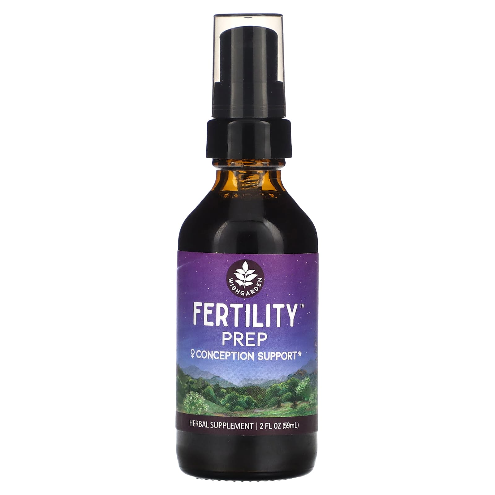 WishGarden Herbs-Fertility Prep Conception Support -2 fl oz (59 ml)