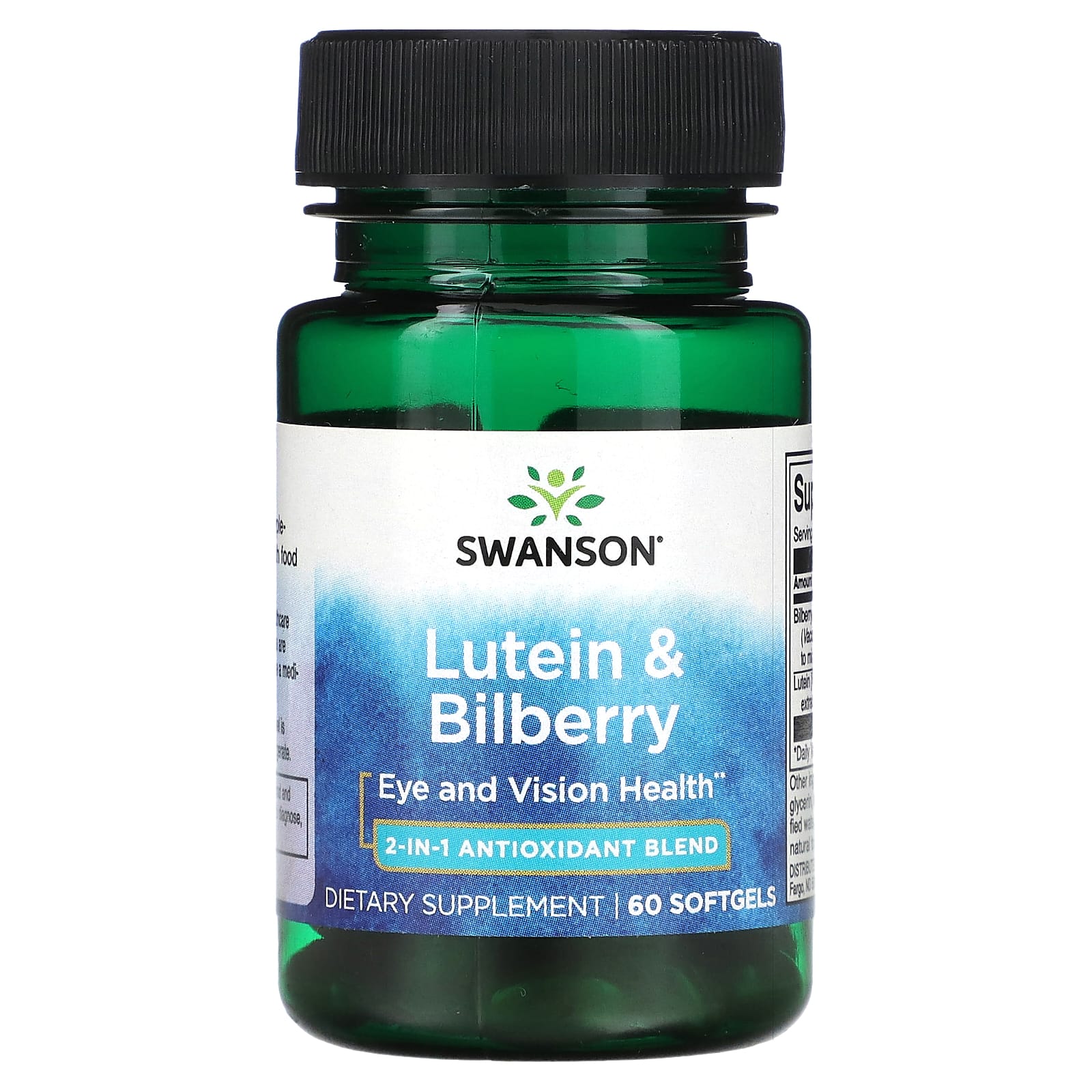 Swanson-Lutein & Bilberry-60 Softgels