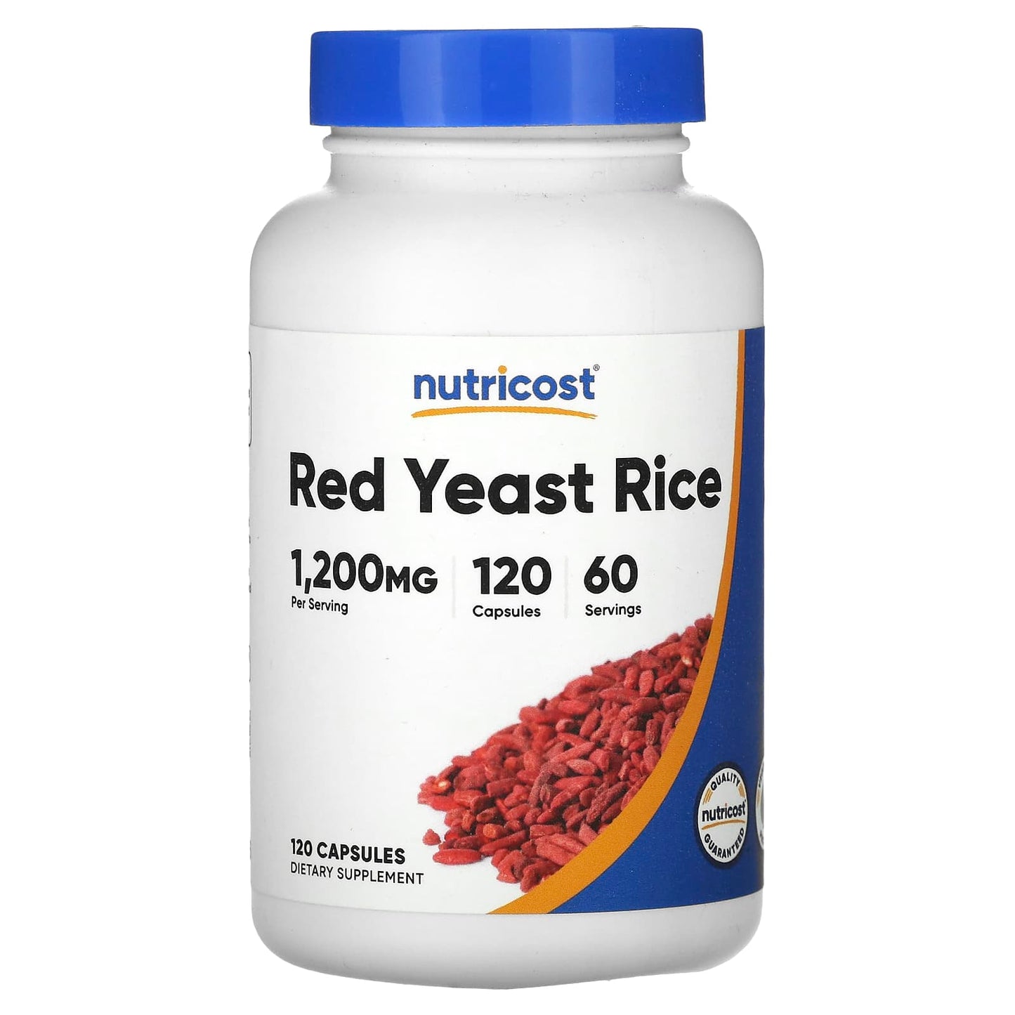 Nutricost-Red Yeast Rice-1,200 mg-120 Capsules (600 mg per Capsule)