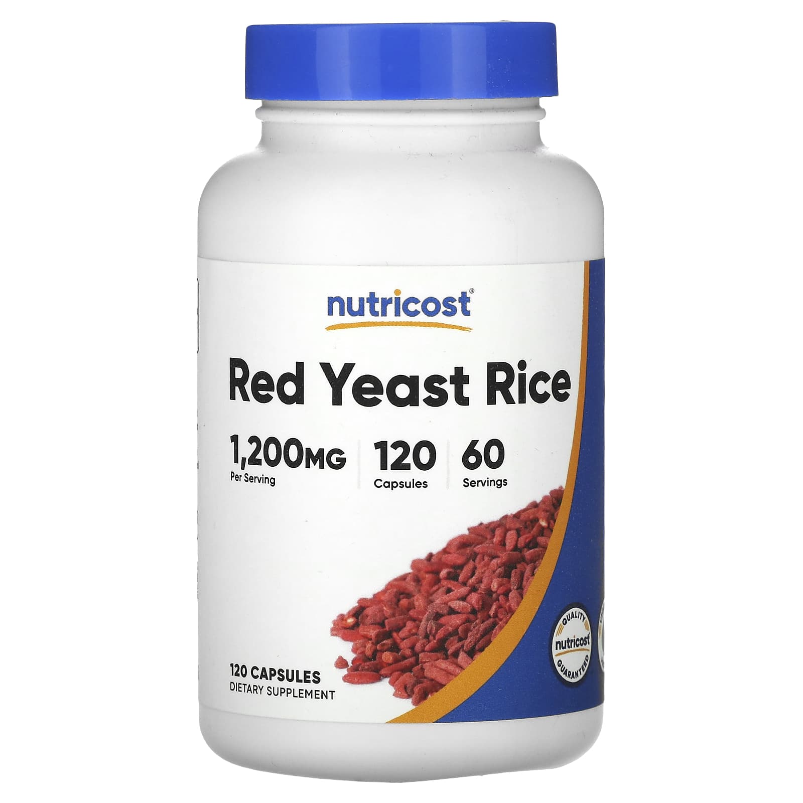 Nutricost-Red Yeast Rice-1,200 mg-120 Capsules (600 mg per Capsule)