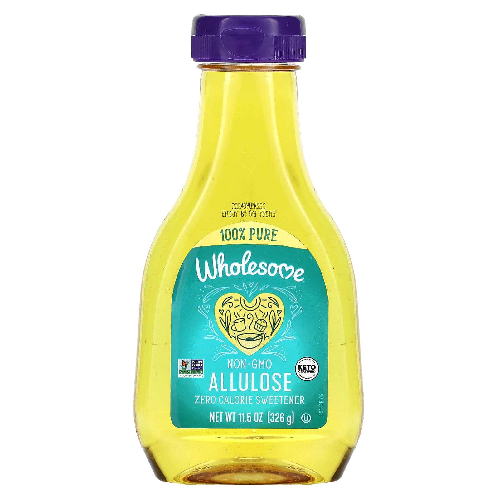 Wholesome Sweeteners-Allulose-Zero Calorie Liquid Sweetener-11.5 oz (326 g)