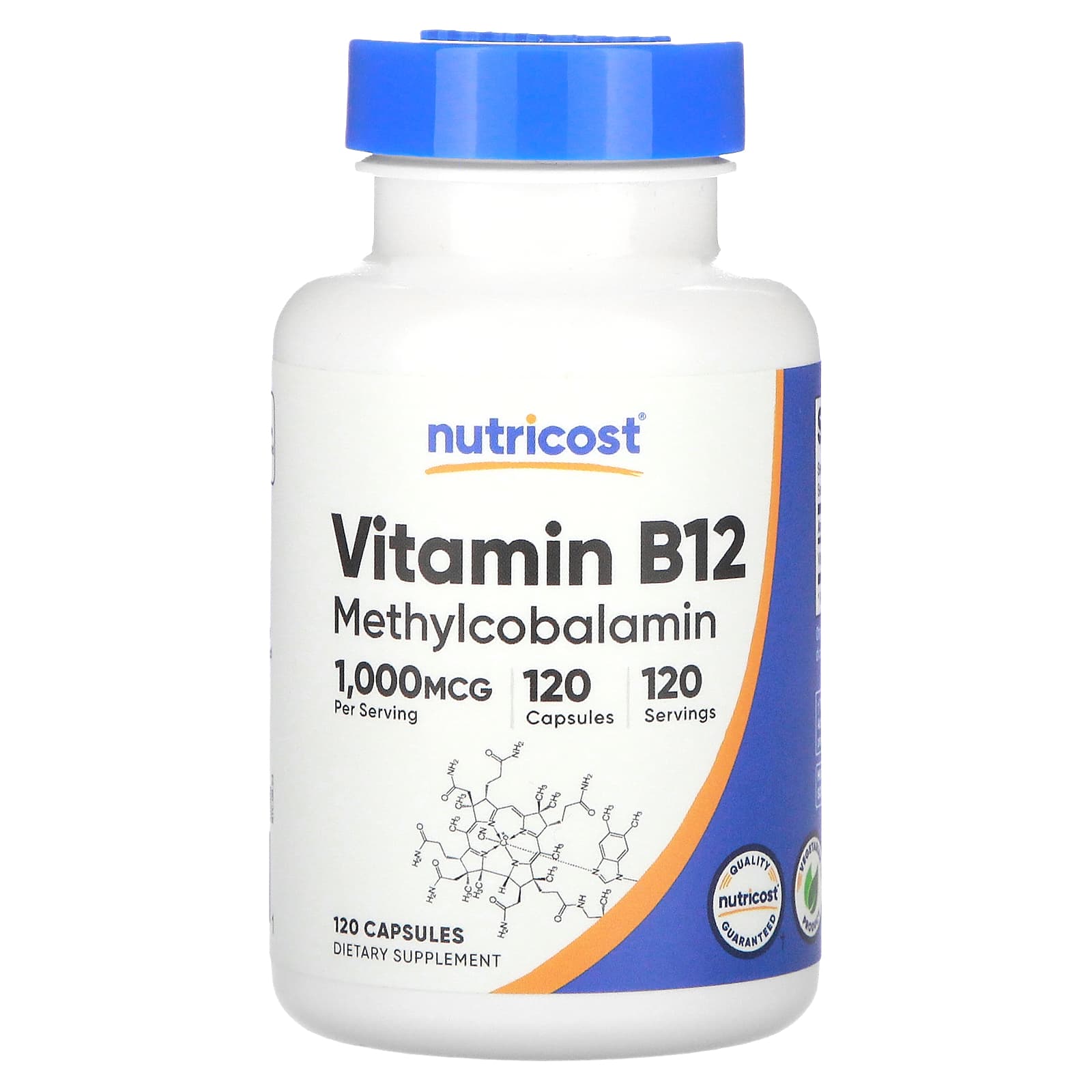 Nutricost-Vitamin B12-1,000 mcg-120 Capsules