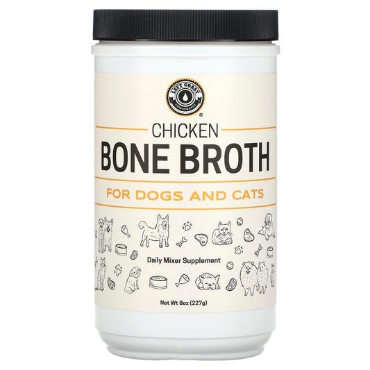 Left Coast Performance-Chicken Bone Broth-For Dogs and Cats-8 oz (227 g)