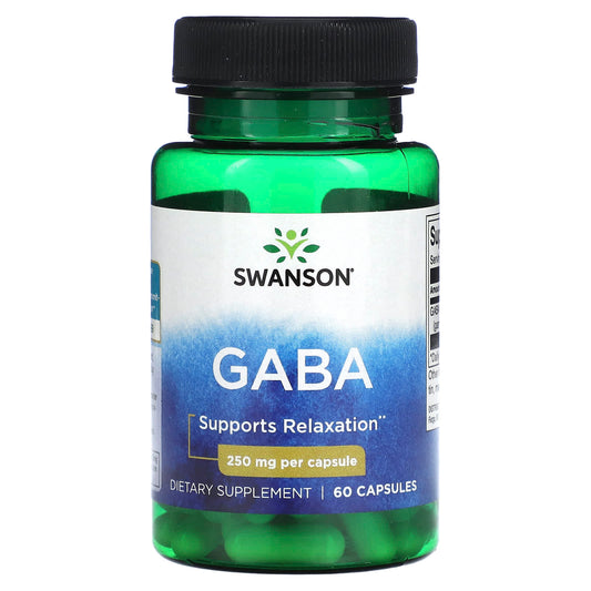 Swanson-Gaba-250 mg-60 Capsules