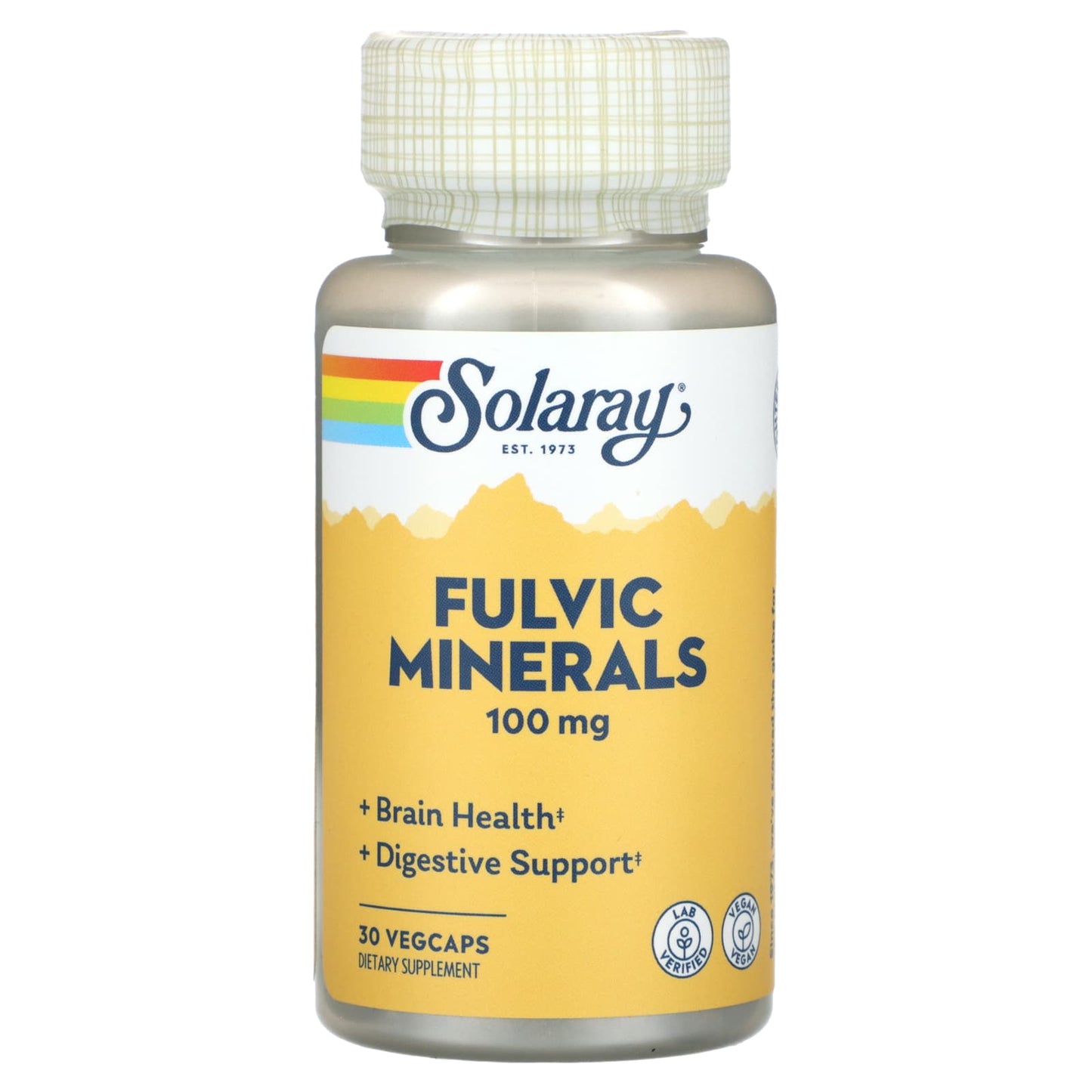 Solaray-Fulvic Minerals-100 mg-30 VegCaps