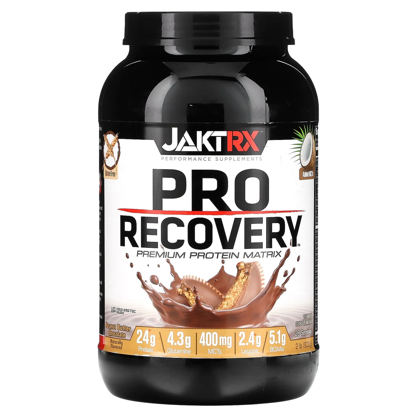 JAKTRX-Pro Recovery-Premium Protein Matrix-Peanut Butter Chocolate-2 lb (908 g)