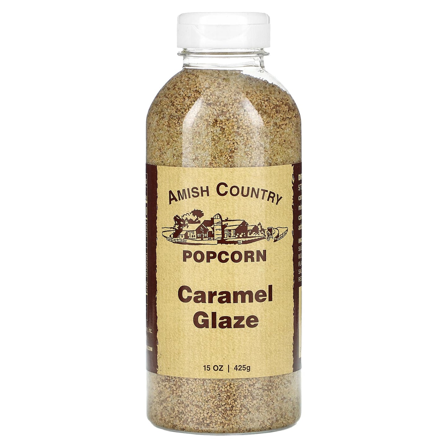 Amish Country Popcorn-Popcorn Glaze-Caramel-15 oz (425 g)