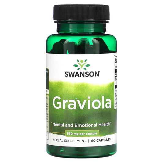 Swanson-Graviola-530 mg-60 Capsules