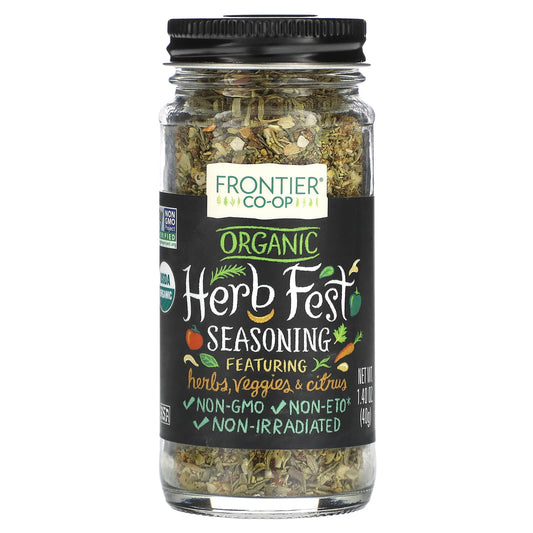 Frontier Co-op-Organic Herb Fest Seasoning-1.4 oz (40 g)