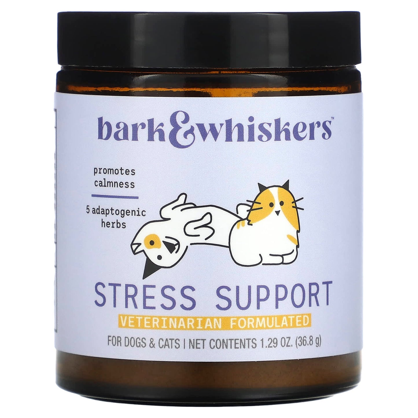 Dr. Mercola-Bark & Whiskers-Stress Support-For Dogs & Cats-1.29 oz (36.8 g )