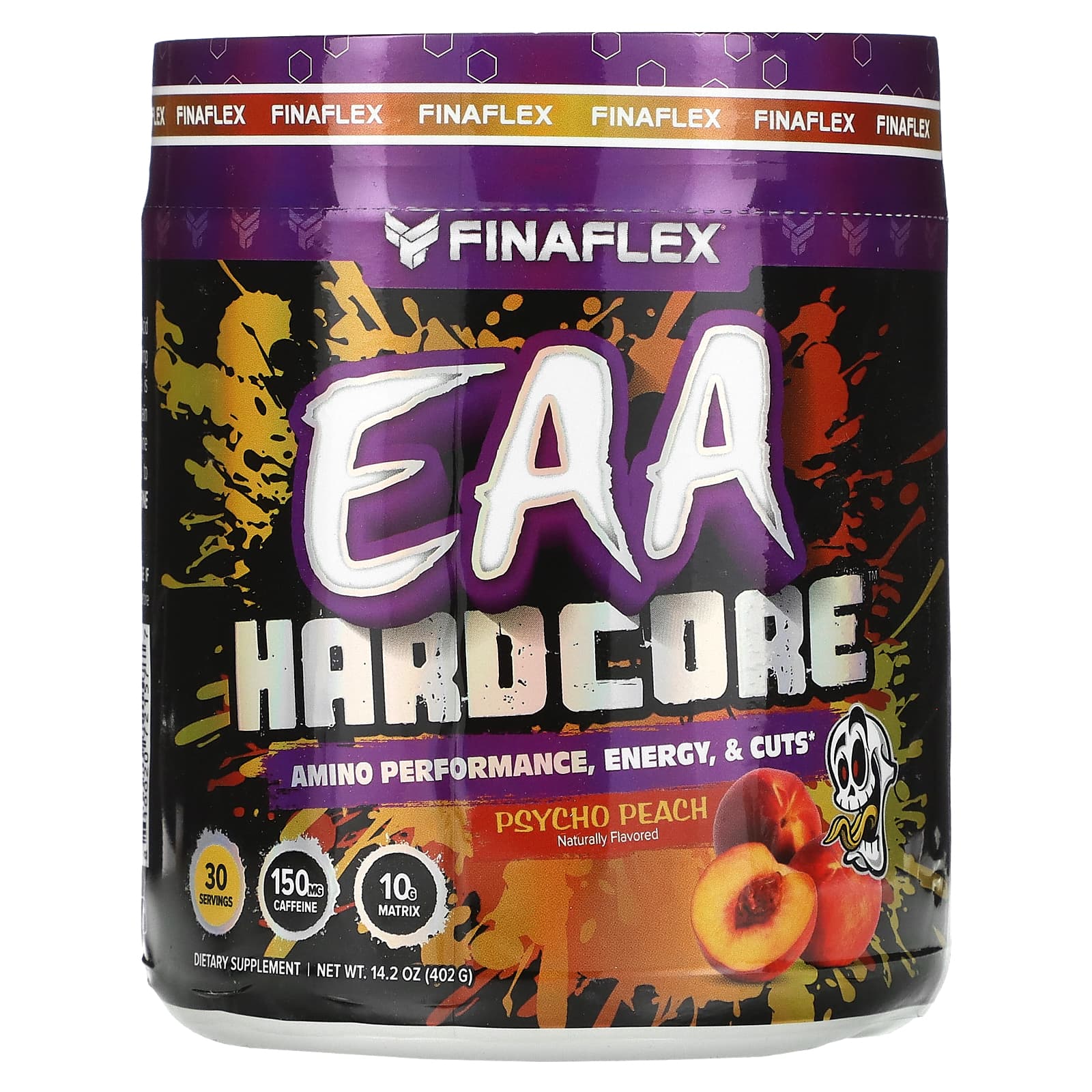 Finaflex-EAA Hardcore-Psycho Peach-14.2 oz (402 g)