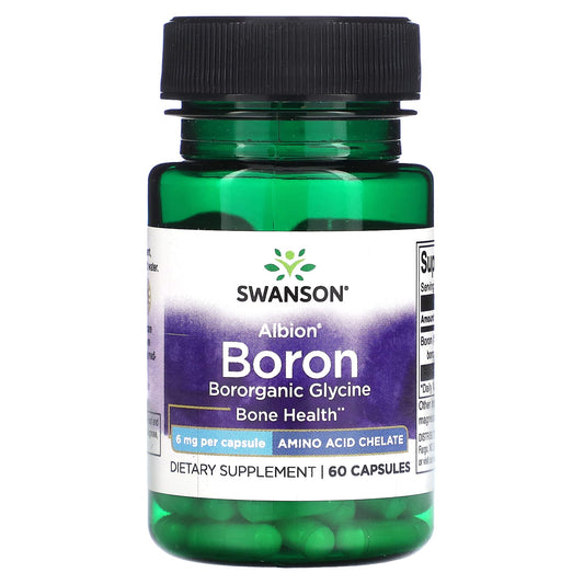 Swanson-Albion-Boron-6 mg-60 Capsules