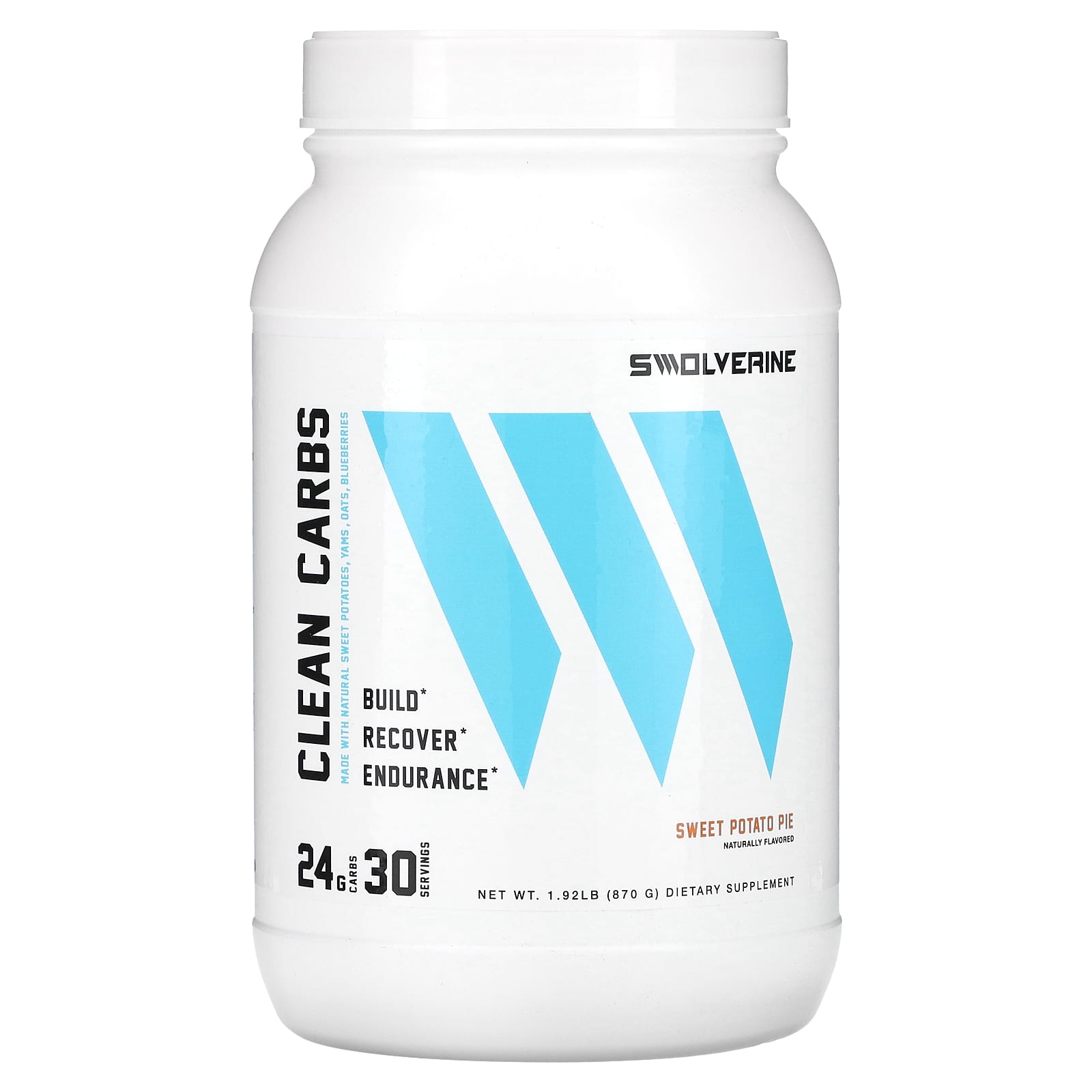 Swolverine-Clean Carbs-Sweet Potato Pie-1.92 lb (870 g)