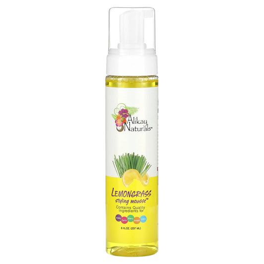 Alikay Naturals-Lemongrass Styling Mousse-8 fl oz (237 ml)