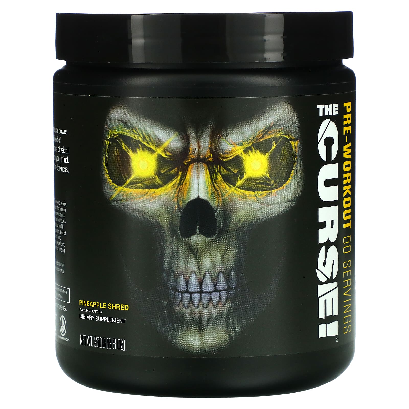 JNX Sports-The Curse-Pre-Workout-Pineapple Shred-8.8 oz (250 g)