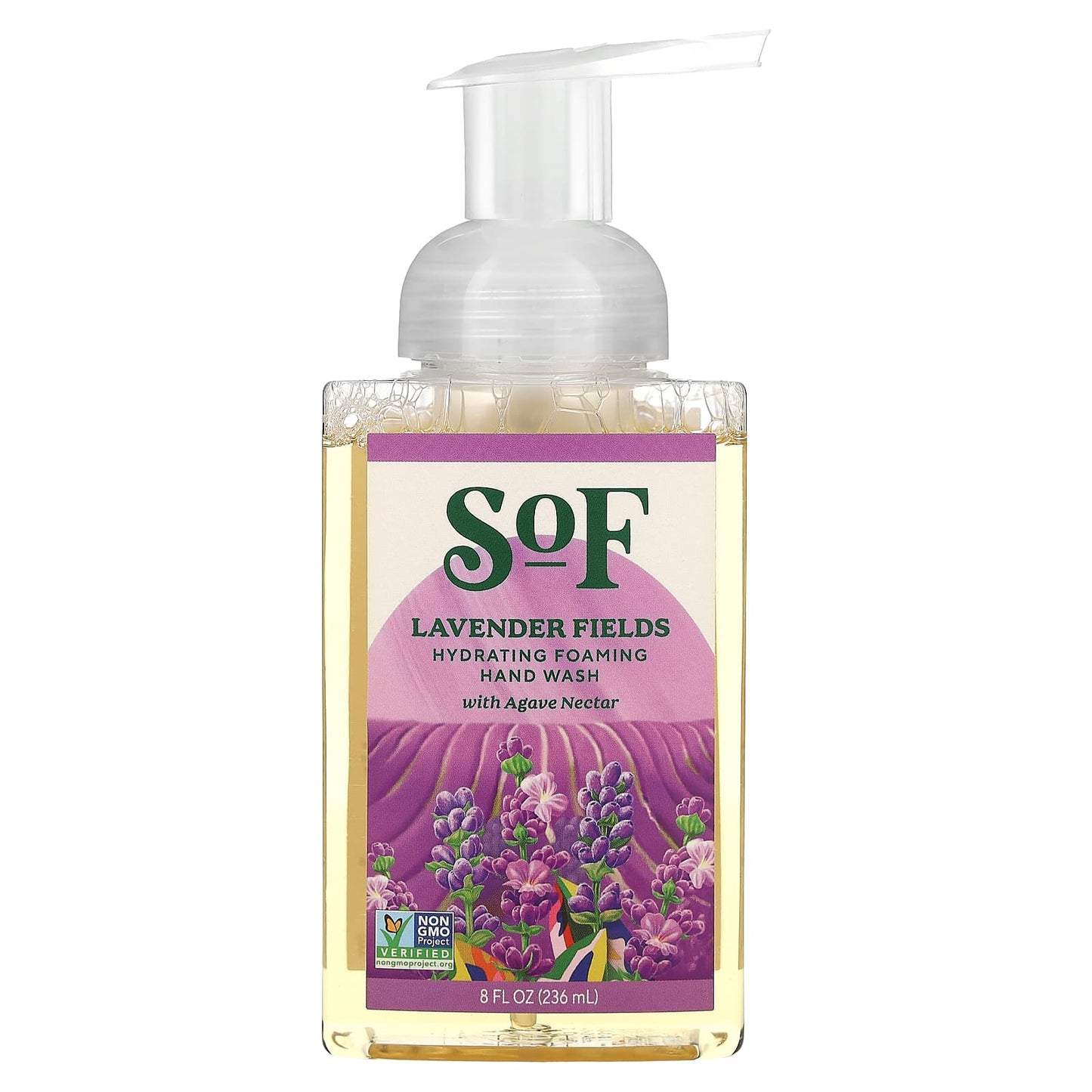 SoF-Hydrating Foaming Hand Wash-Lavender Fields-8 fl oz (236 ml)