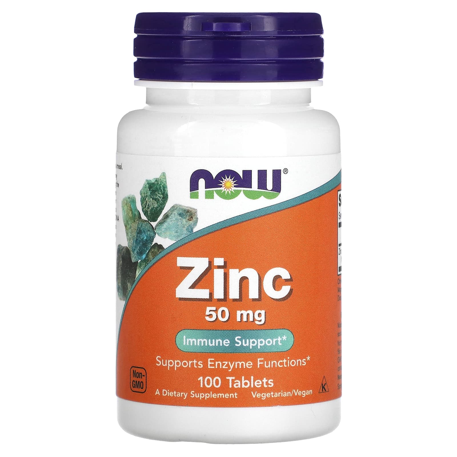 NOW Foods-Zinc-50 mg-100 Tablets