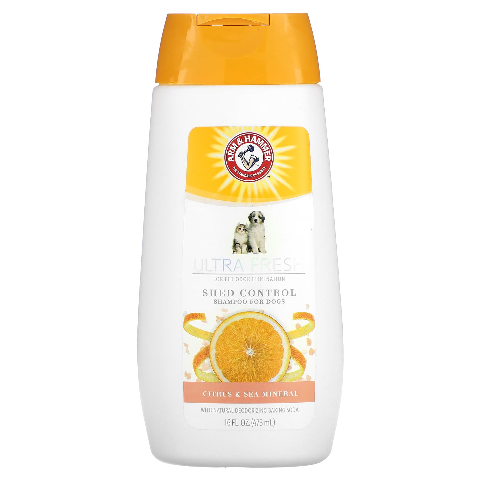 Arm & Hammer-Shed Control-Shampoo For Dogs-Citrus & Sea Mineral-16 fl oz (473 ml)