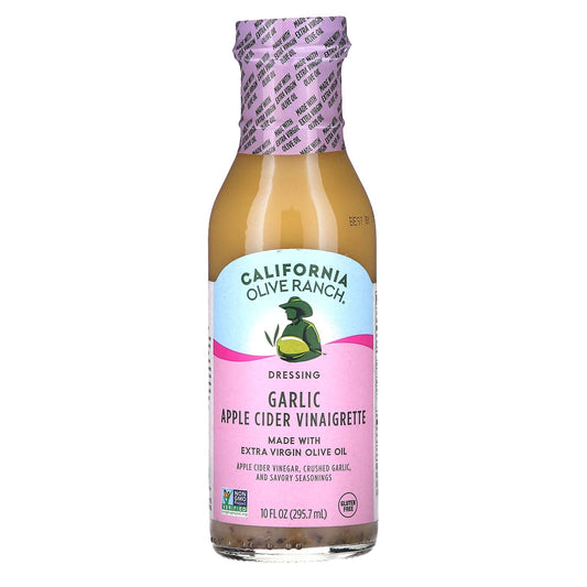 California Olive Ranch-Garlic Apple Cider Vinaigrette Dressing-10 fl oz (295.7 ml)