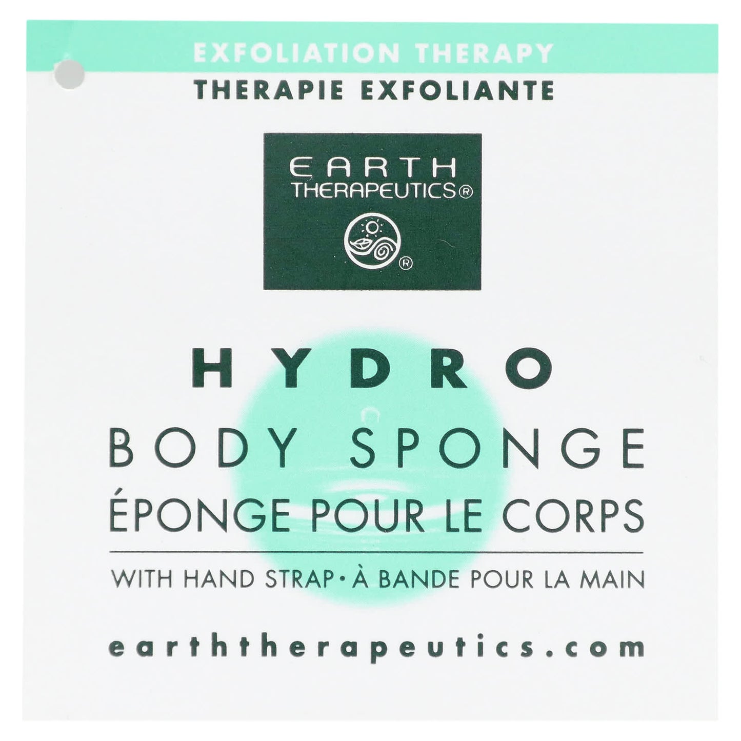 Earth Therapeutics, Hydro Body Sponge, Yellow, 1 Sponge