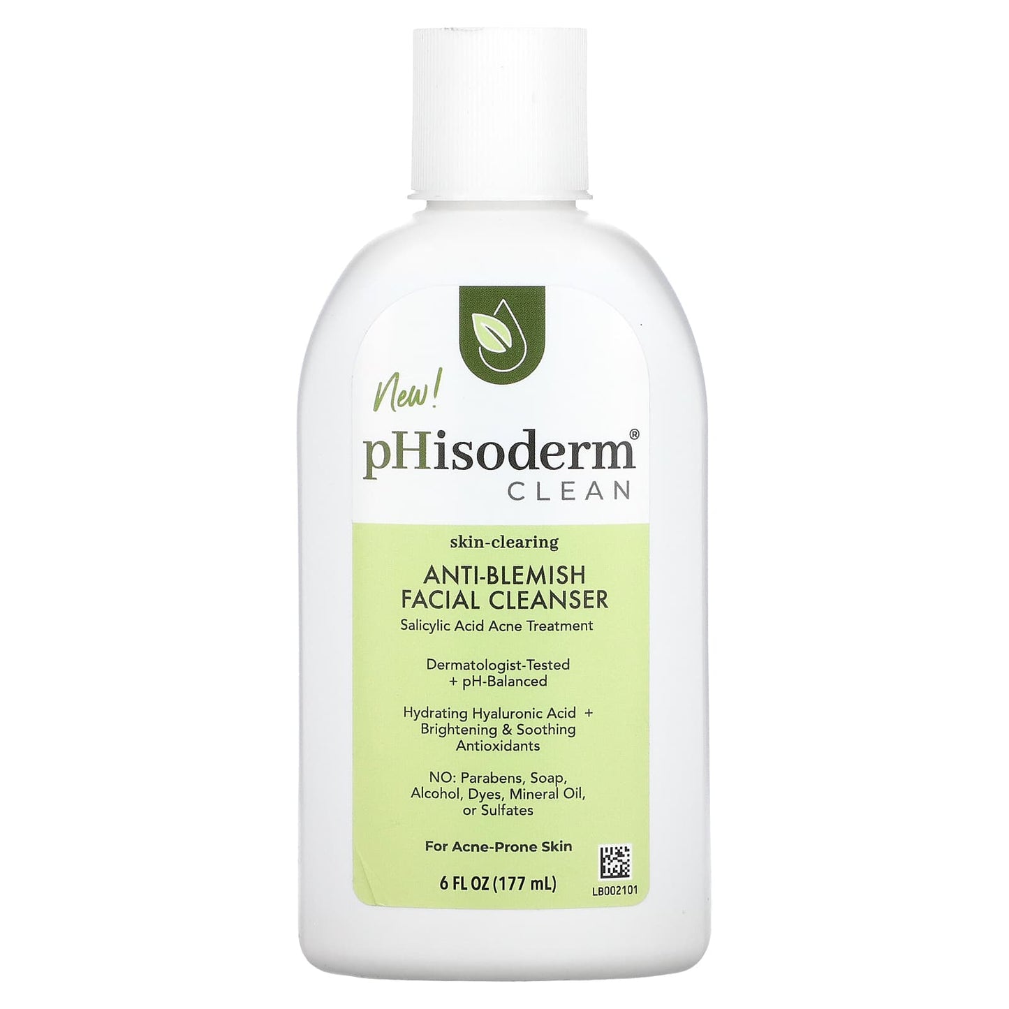 pHisoderm-Clean-Anti-Blemish Facial Cleanser-For Acne Prone Skin-6 fl oz (177 ml)