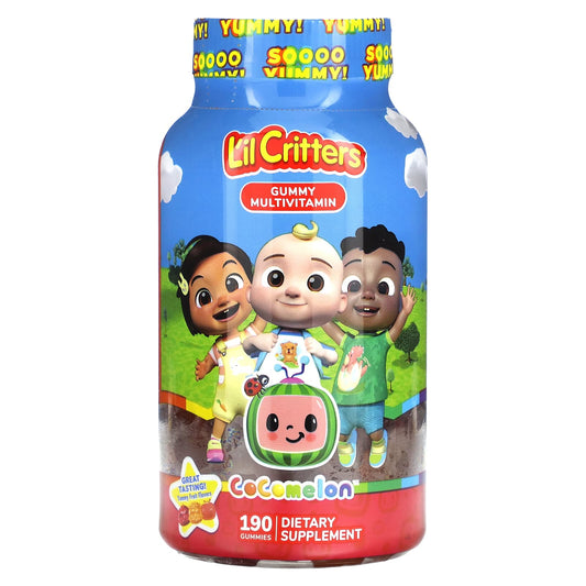 L'il Critters-Cocomelon-Gummy Multivitamin-Yummy Fruit-190 Gummies