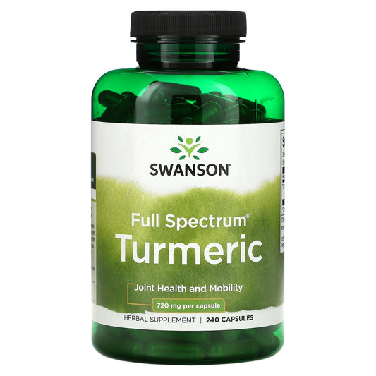 Swanson-Full Spectrum Turmeric-1,440 mg-240 Capsules (720 mg per Capsule)