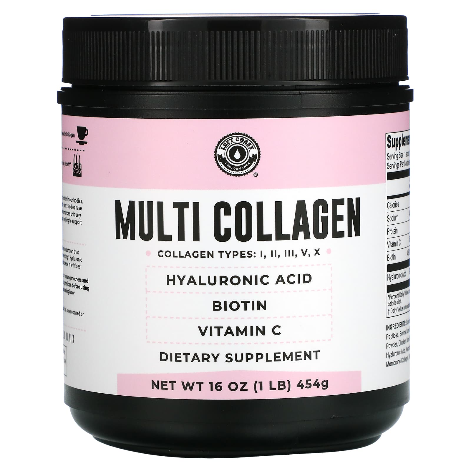 Left Coast Performance-Multi Collagen-16 oz (454 g)