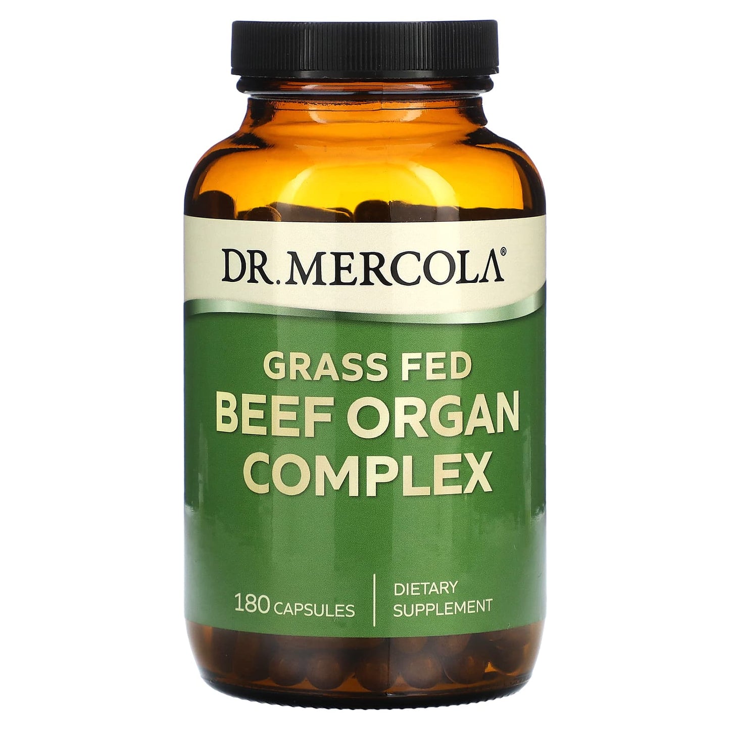 Dr. Mercola-Grass-Fed Beef Organ Complex-180 Capsules