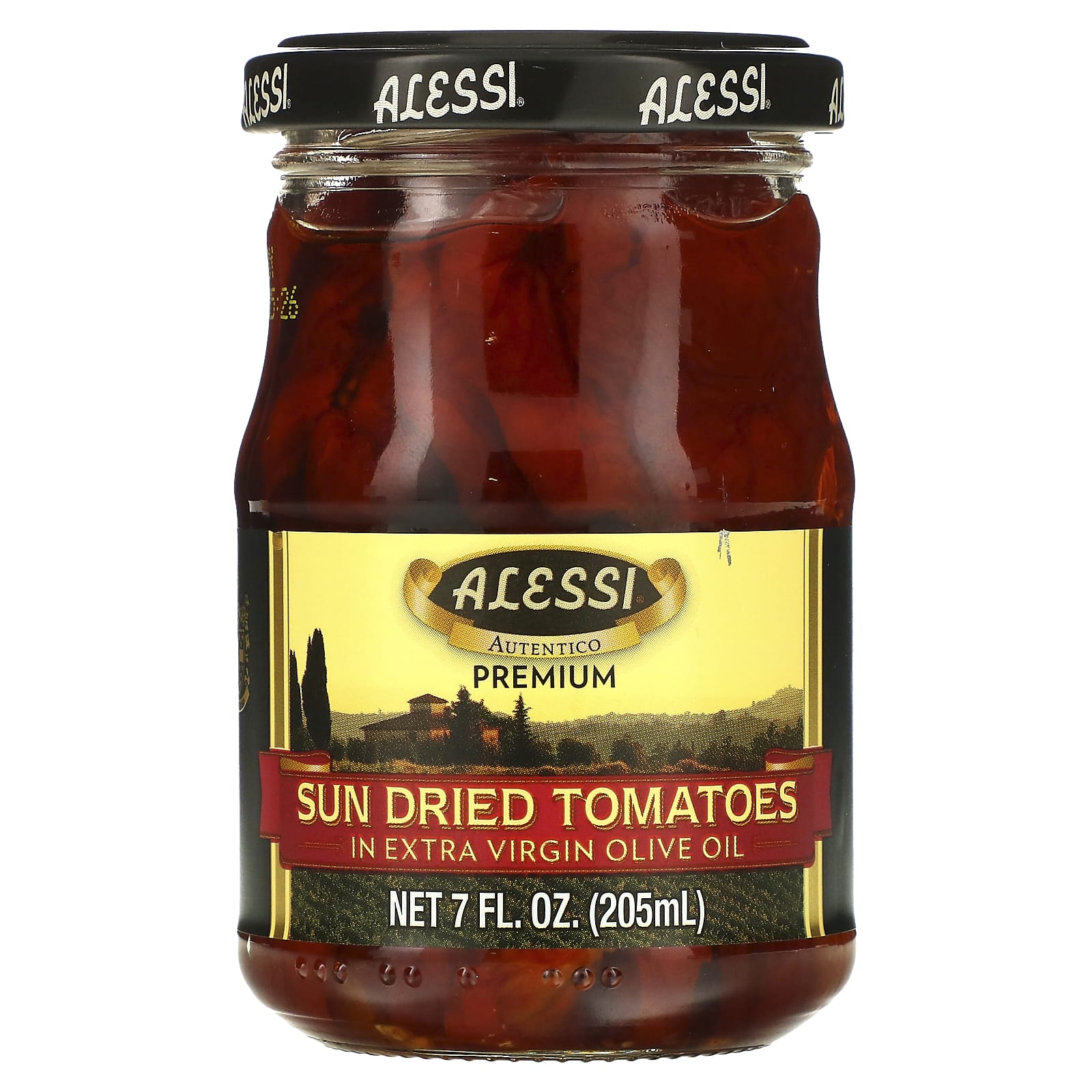 Alessi-Premium Sun Dried Tomatoes in Extra Virgin Olive Oil-7 fl oz (205 ml)