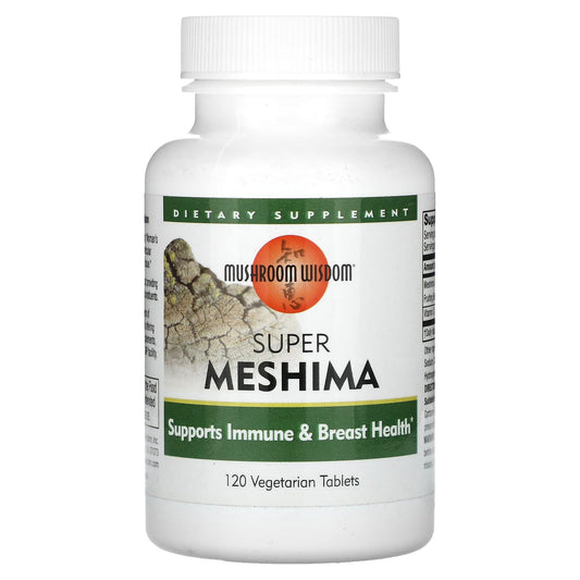 Mushroom Wisdom-Super Meshima-120 Vegetarian Tablets