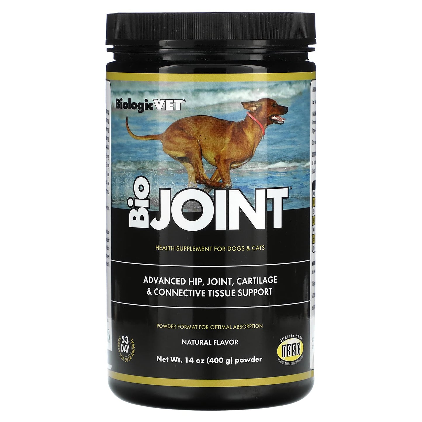 Flora-BiologicVet-BioJoint-For Dogs & Cats-Natural-14 oz (400 g)