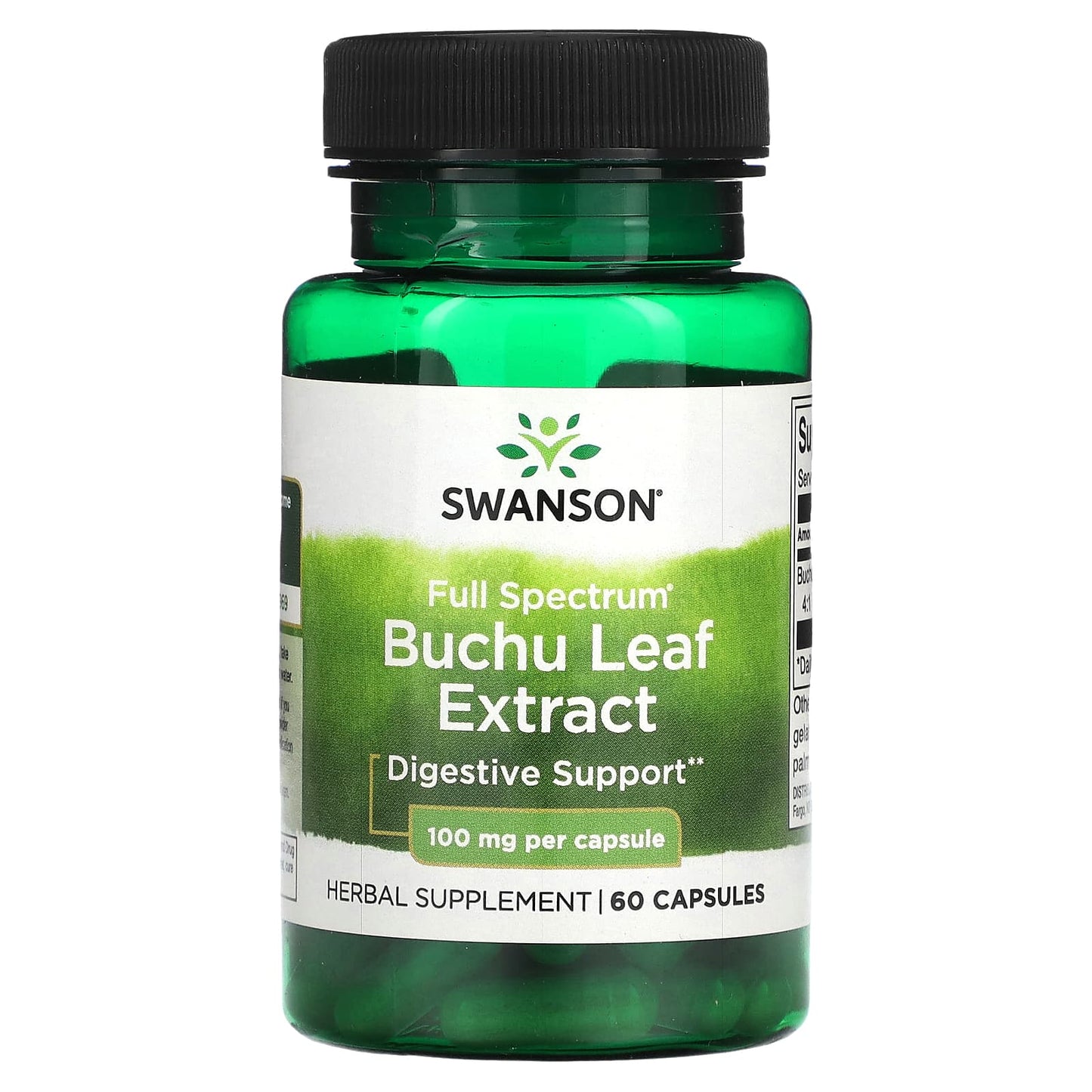 Swanson-Full Spectrum Buchu Leaf Extract-100 mg-60 Capsules