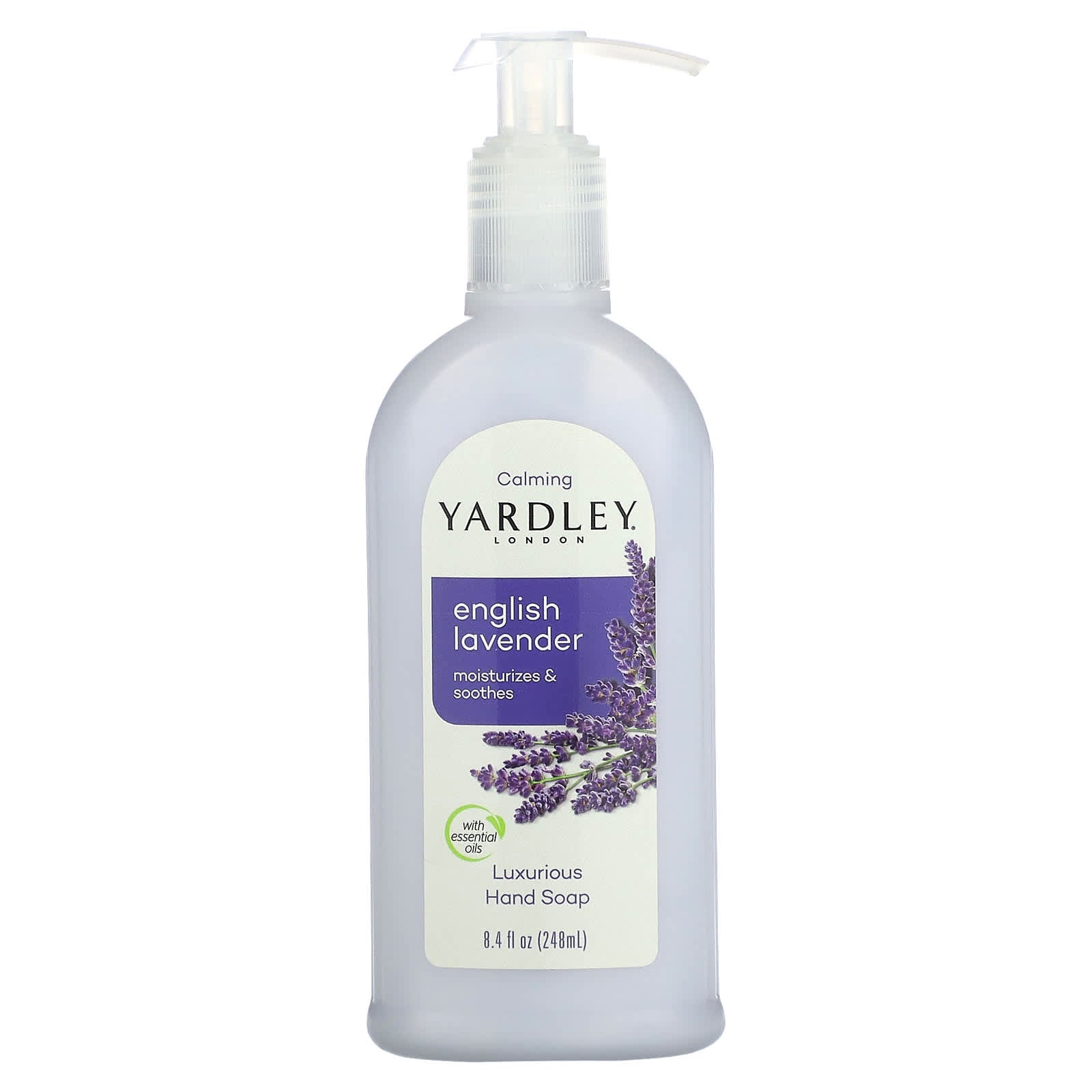 Yardley London-Luxurious Hand Soap-English Lavender-8.4 fl oz (248 ml)