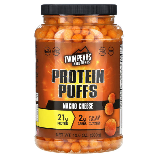 Twin Peaks-Protein Puffs-Nacho Cheese-10.6 oz (300 g)