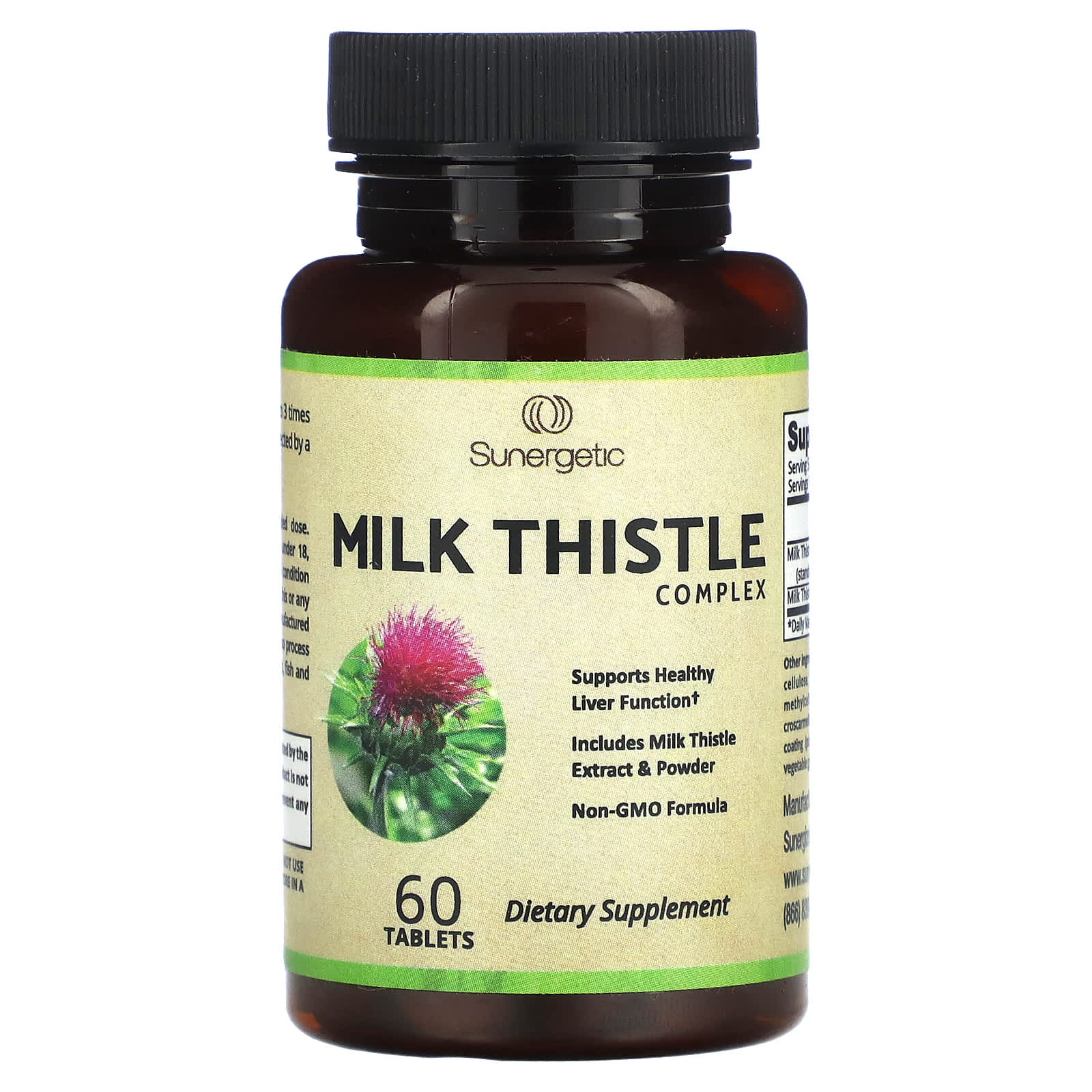 Sunergetic-Milk Thistle Complex-60 Tablets